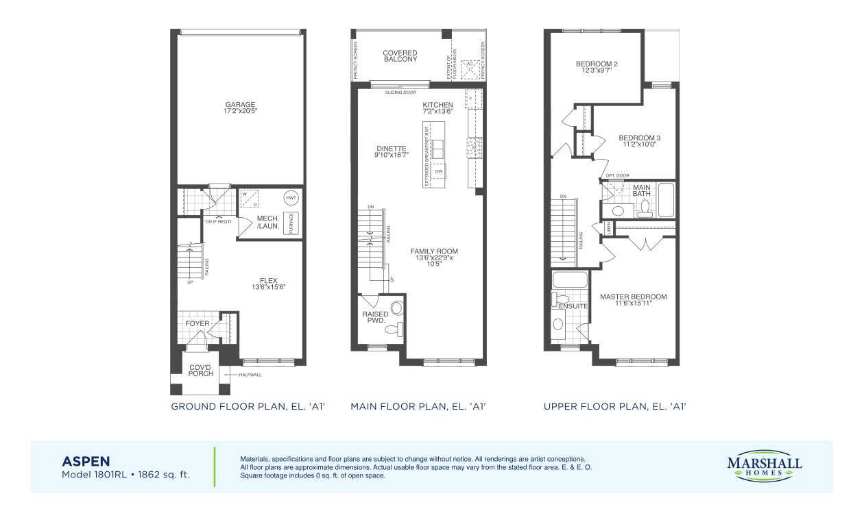 Marshall Homes Altona Towns, 1893 Altona Road Pickering, ON REW