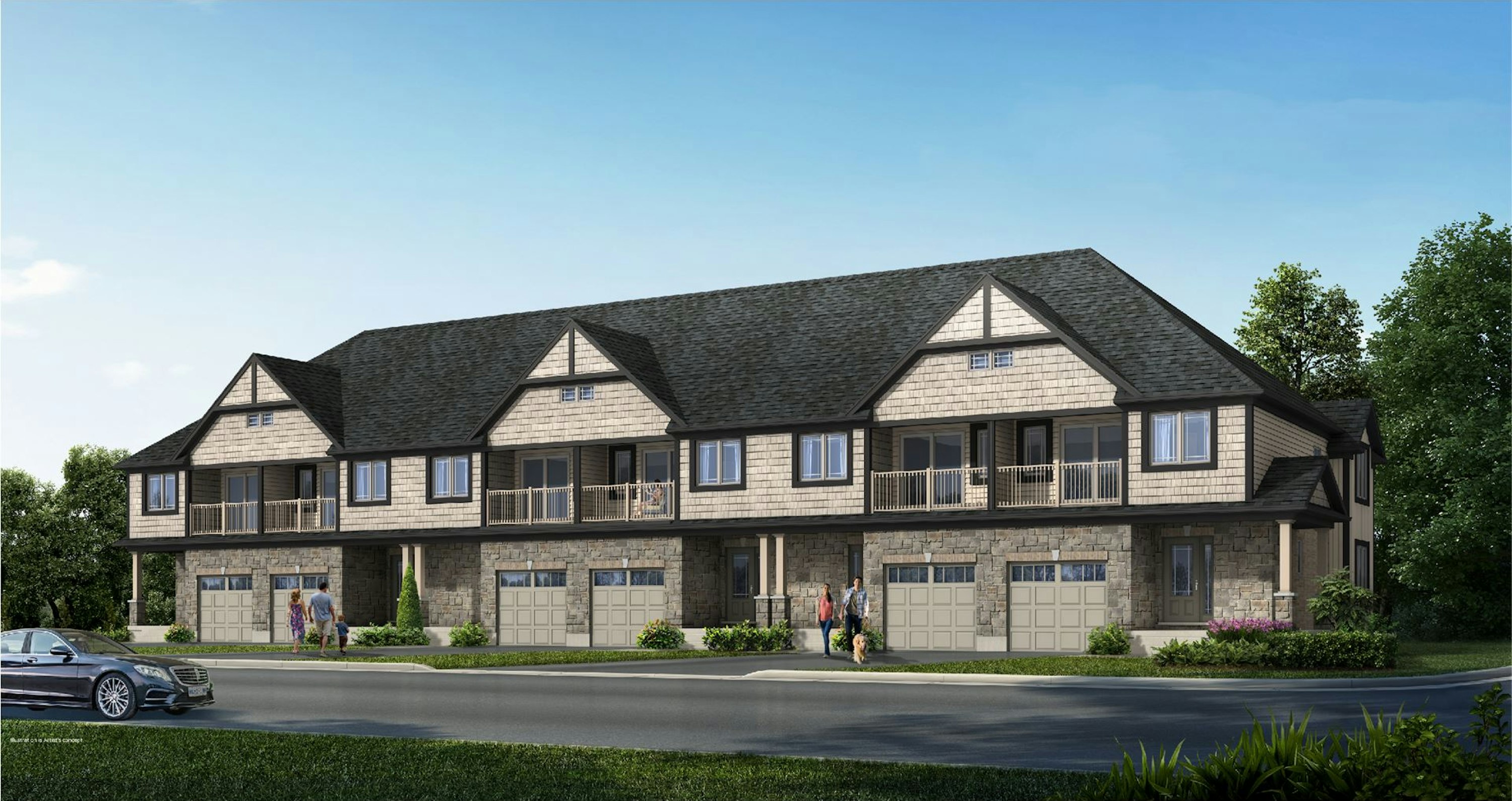 Reid's Freehold Towns Phase 2 by Reid Homes, Cambridge ON REW