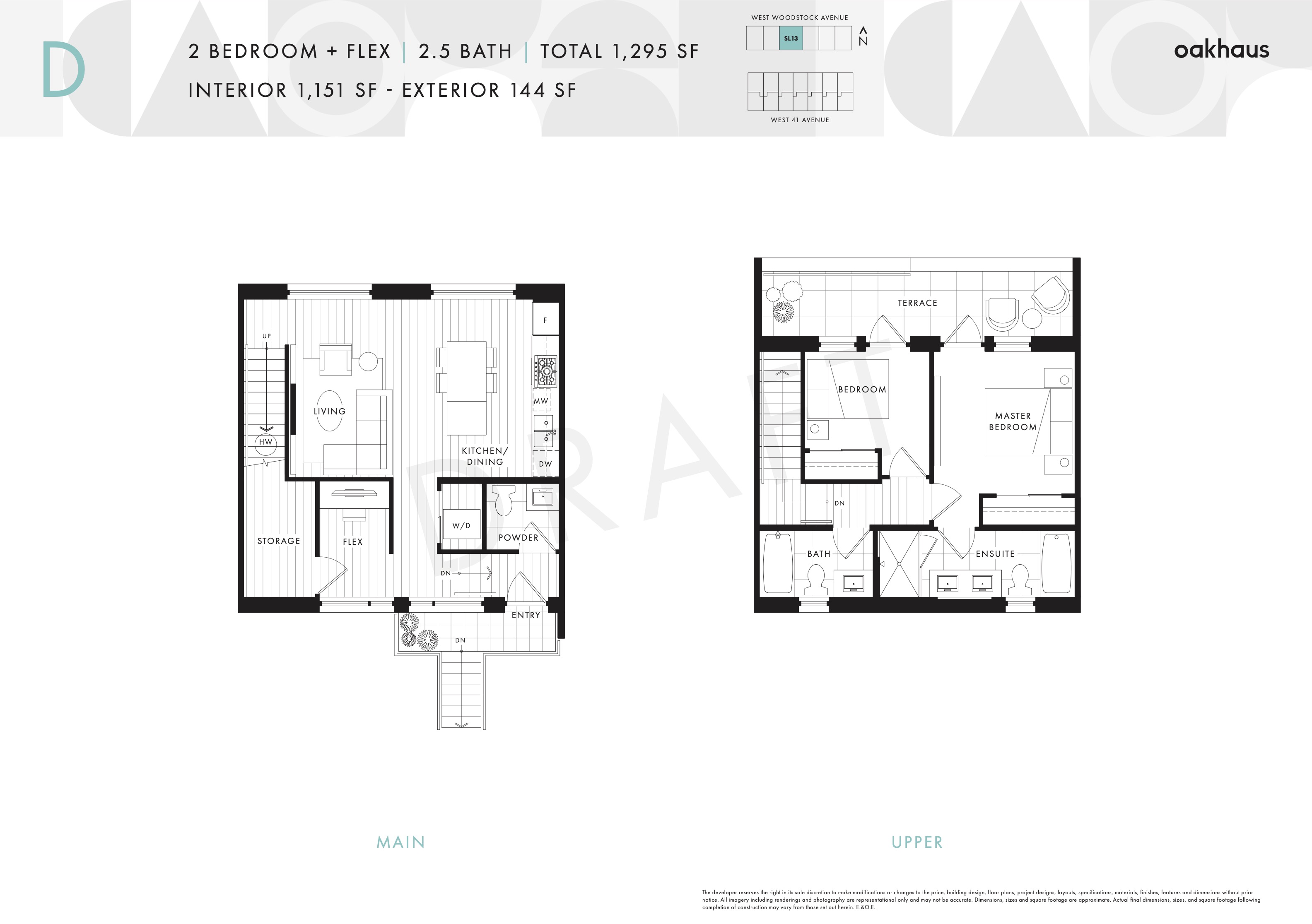 Oakhaus Floorplans - REW