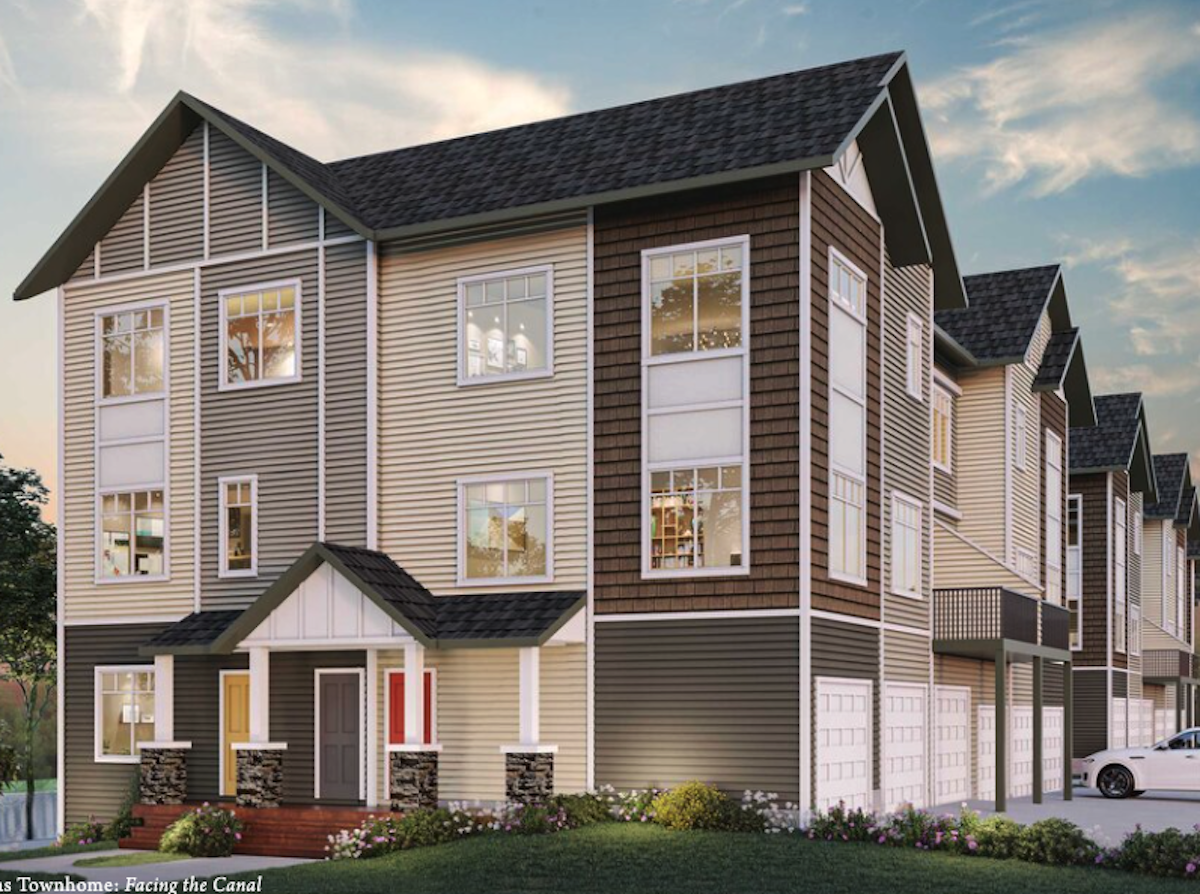 Canals Townhomes by Slokker Homes, Airdrie AB REW