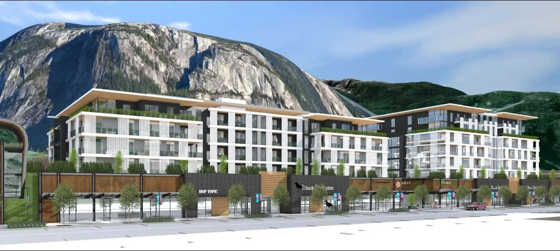 Plaza at Junction Park by Solterra Group of Companies, Squamish BC REW
