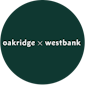 Oakridge x Westbank logo